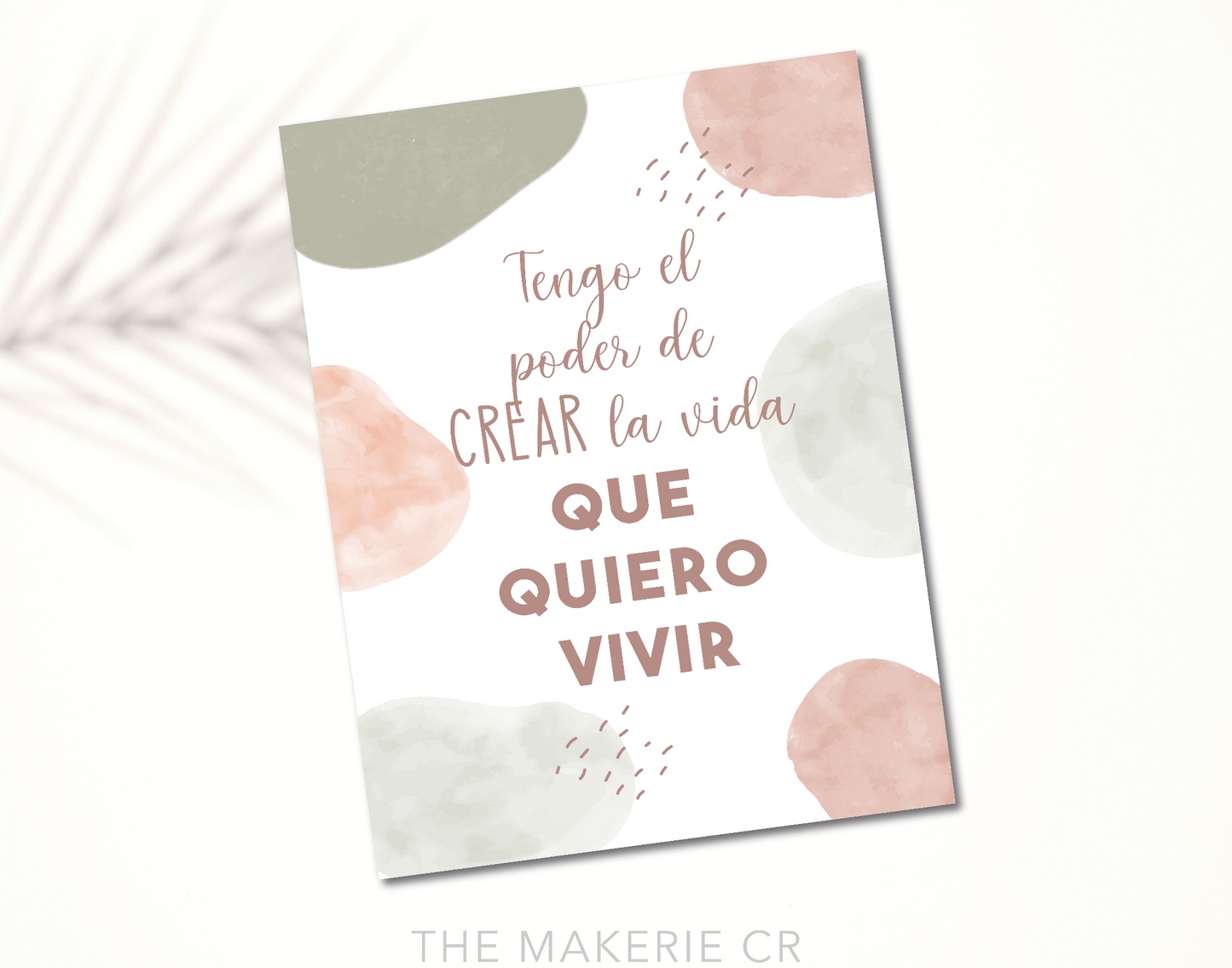 Frase Motivacional Positiva PDF Digital para imprimir