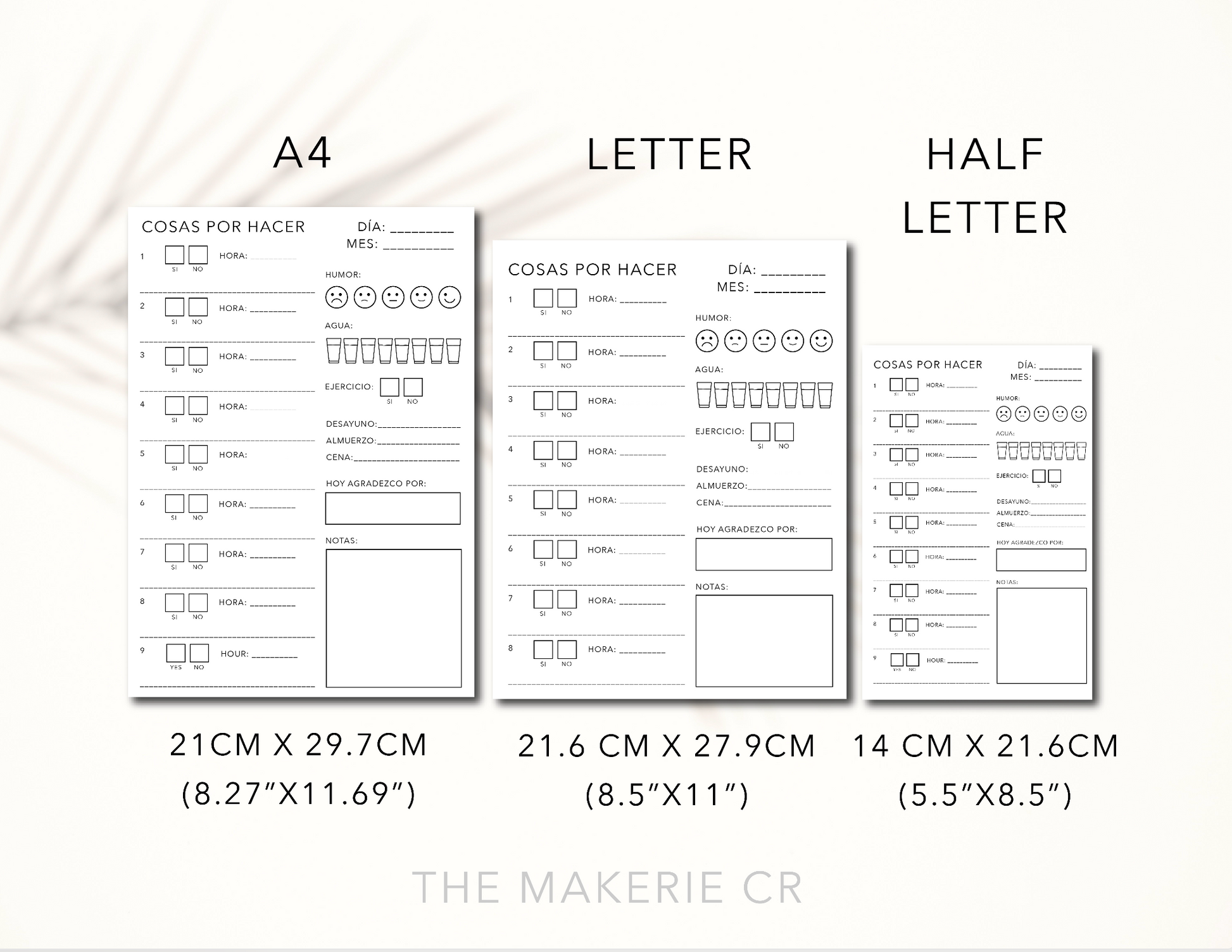 To Do List Printable, Simple Tasks List Template, #ToDoList #Productivity #PlannerPDF ; Abre una nueva pestaña