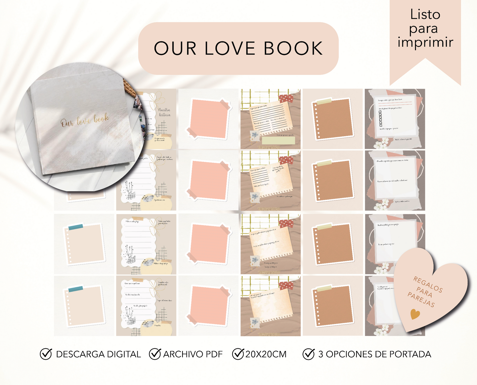 love book, descarga digital, regalos personalizados, lovebook, regalos para parejas