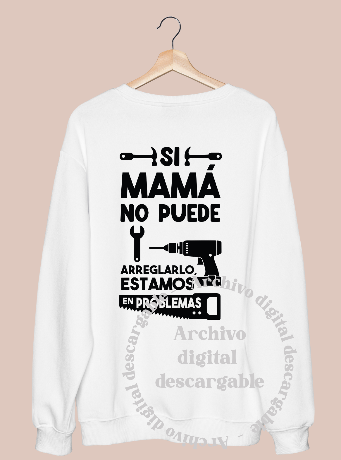 Si abue no puede arreglarlo, estamos en problemas. 7 versiones, PDF, JPG, PNG, Diseños de camisetas SVG, para Cricut, Archivos de corte de silueta, Clipart, Svg para camisas, Taza