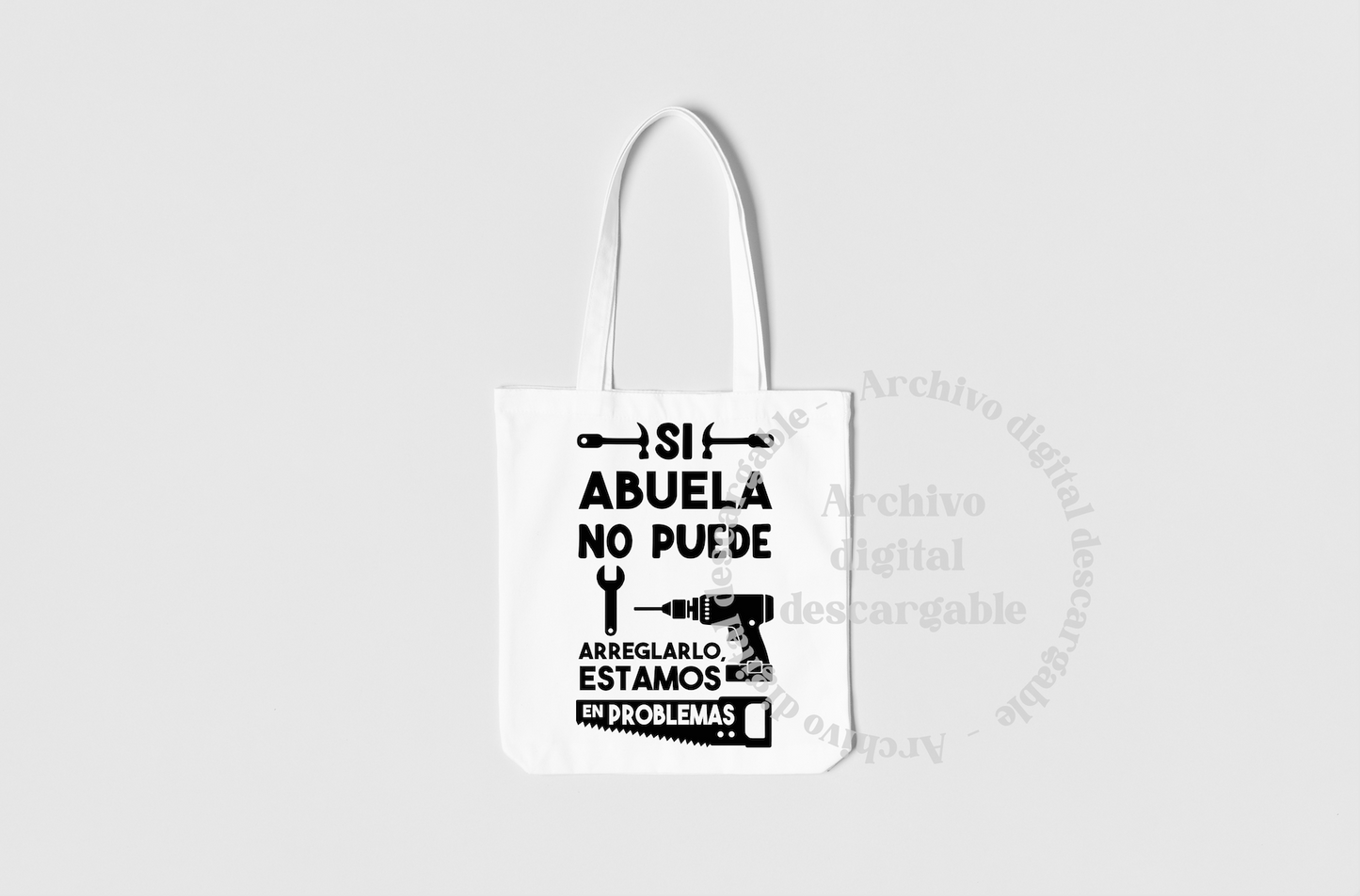 Si abue no puede arreglarlo, estamos en problemas. 7 versiones, PDF, JPG, PNG, Diseños de camisetas SVG, para Cricut, Archivos de corte de silueta, Clipart, Svg para camisas, Taza