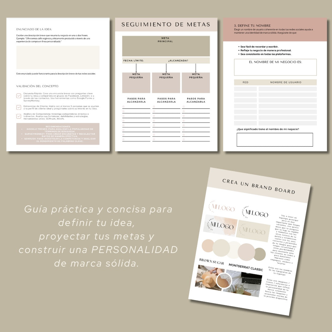 EBook: "Primeros Pasos para Crear Tu Negocio", guía práctica para definir tu idea, para emprendedores