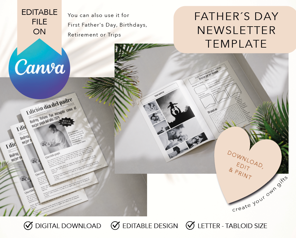 Father´s Day Newsletter Template